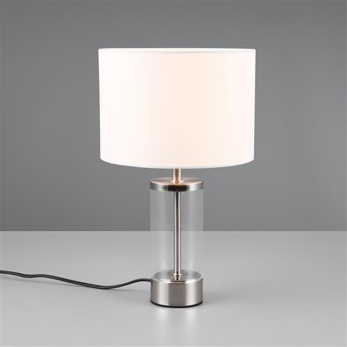 Garzia Matt Nickel Table Lamp Complete R51711007