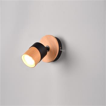 Aruni Wooden Single Adjustable Spotlight