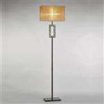 Florence Antique Brass with Bronze Shade Rectangle Floor Lamp IL31723