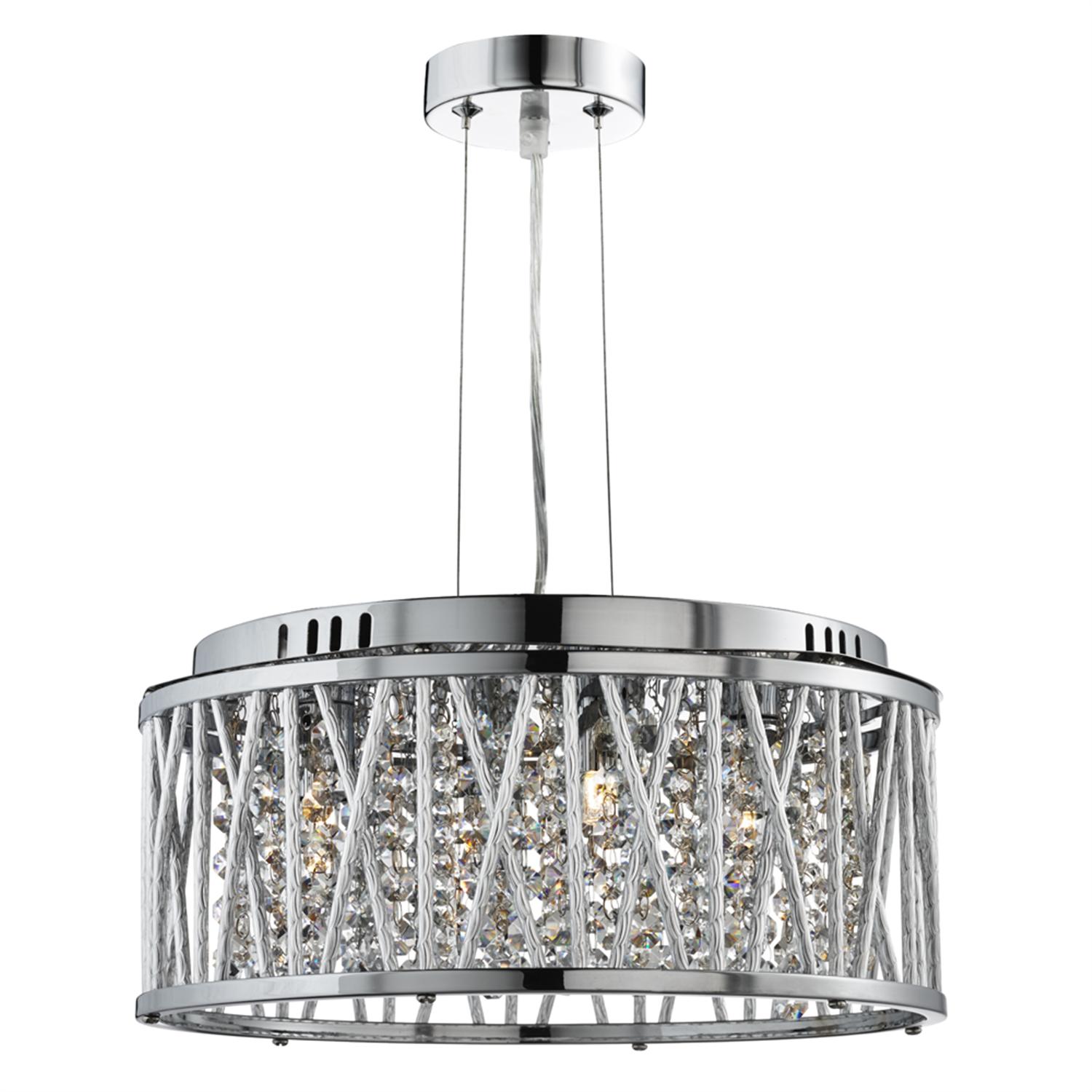 Elise Crystal Rod Ceiling Light 8334 4Cc The Lighting Superstore