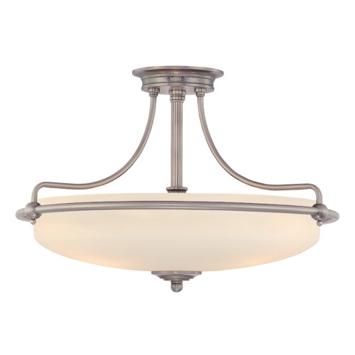 Griffin 4 Light Nickel Semi-Flush QZ-GRIFFIN-SFM-AN