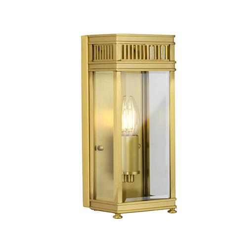Holborn Brushed Brass IP44 Single Outdoor Wall Light HL7-S-BB