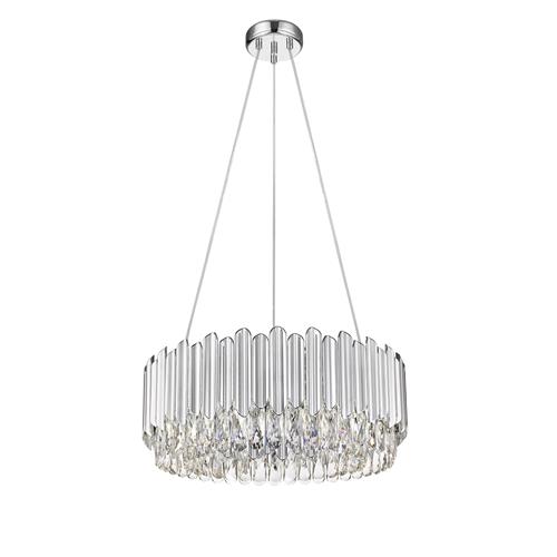 Grenada Large Chrome And Crystal 6 Light Pendant CFH2103/06A/CH