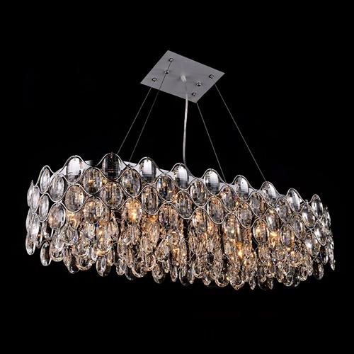 Raina Oblong Crystal Ceiling Pendant Cf412181 10 Obl Ch