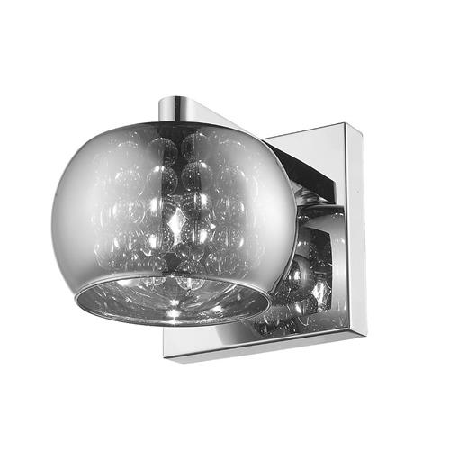 Deni Polished Chrome & Crystal Single Wall Light CFH606091/01/WB/CH