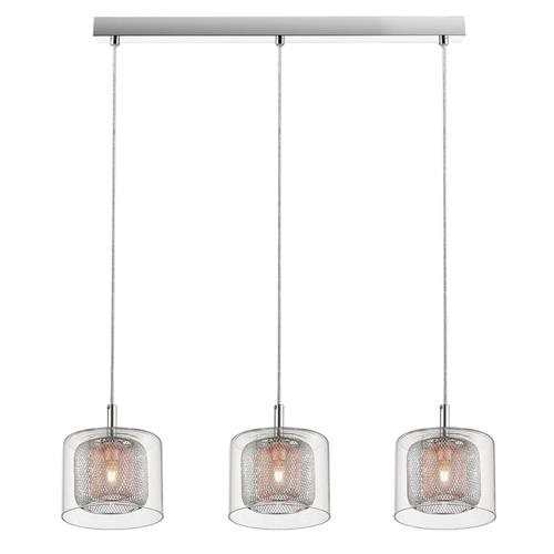 Laure Chrome & Copper 3 Bar Pendant PGH606101/03/CU/CH