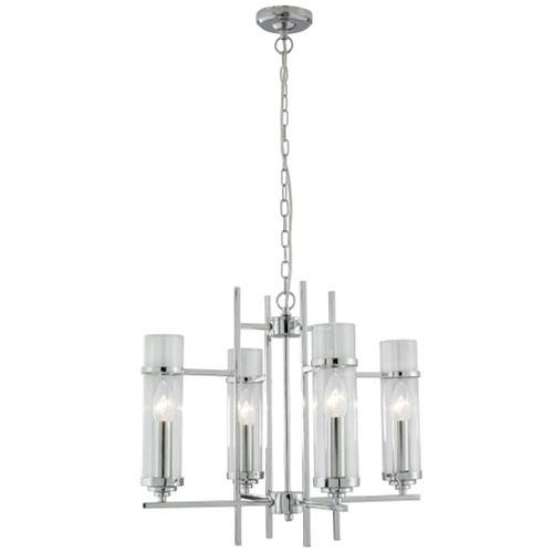 Milo Chrome 4 Light Pendant Fitting 3094-4Cc | The Lighting Superstore