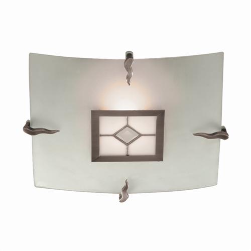 Antique Brass Flush Ceiling Light 4207 30