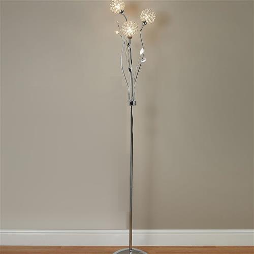 Bellis Chrome Floor Lamp 3573cc