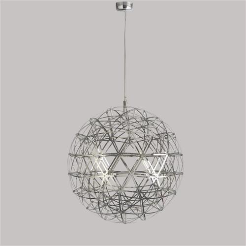 Galaxy Dimmable Chrome Large Ball Pendant 6503-600-LED