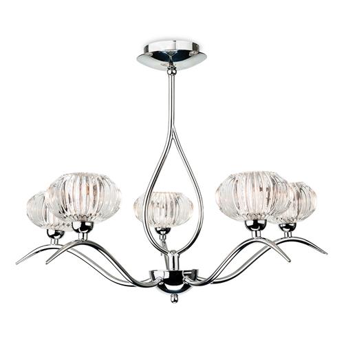 5 arm ceiling light fitting