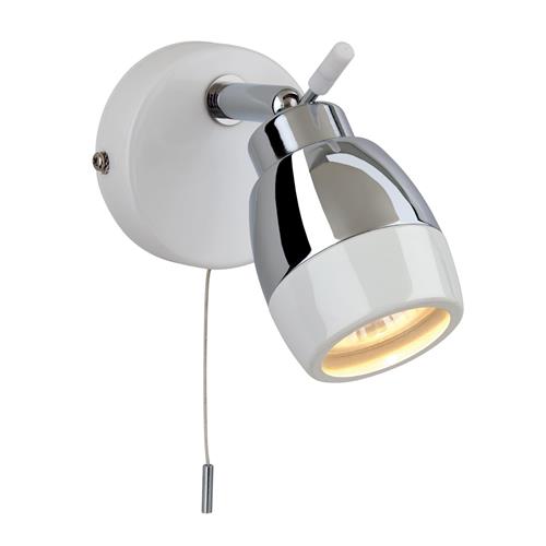 Marine Switched Single Head Wall Light 8201WH