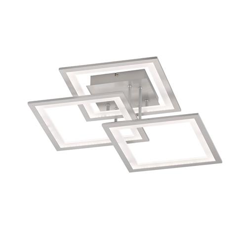 Modesto Small Silver Semi Flush Ceiling Light 9243 03 70 8300