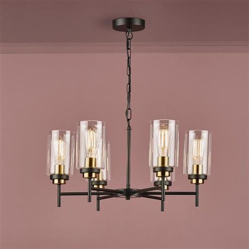 Abel Multi-Arm Ceiling Light Black Finish ABE0654