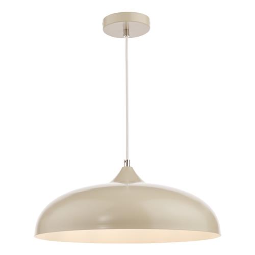 Kaelan Domed Taupe Retro Single Pendant Fitting KAE0129