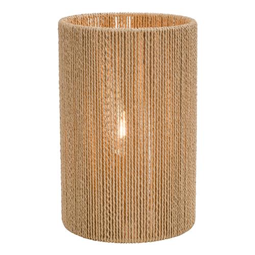 Keona Natural Light Brown Braided String Table Lamp KEO4229