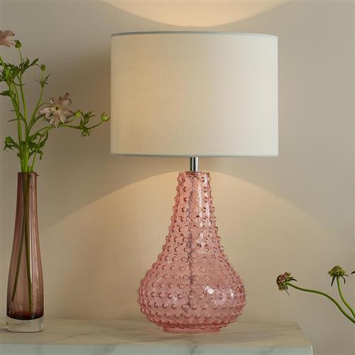 Kristina Pink And White Table Lamp KRI4203