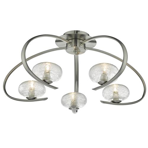 Leighton 5 Light Semi Flush Ceiling Light Lei5446 The Lighting