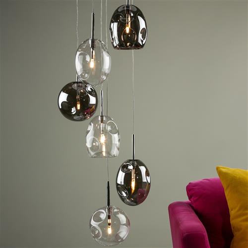 Quinn Six Light Cluster Pendant QUI6410