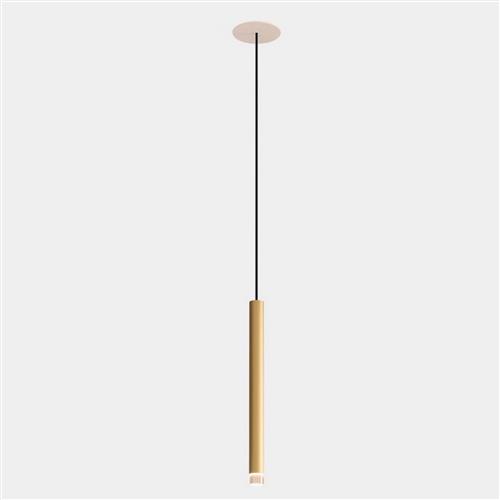 Candle Brass And White LED Recessed Pendant Fitting 00-6018-27-27