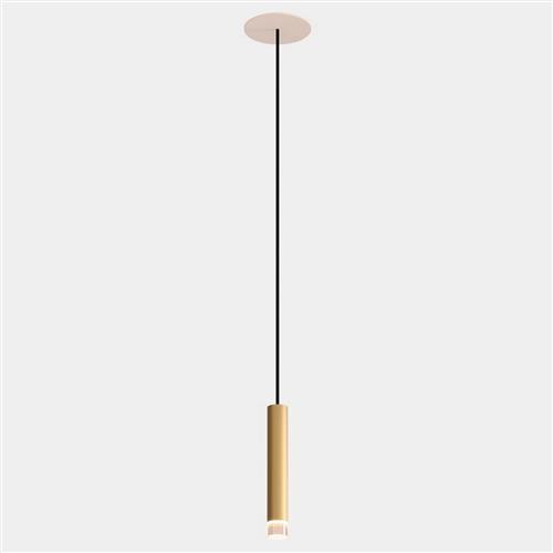 Candle Brass And White Small LED Pendant Light 00-8528-27-27