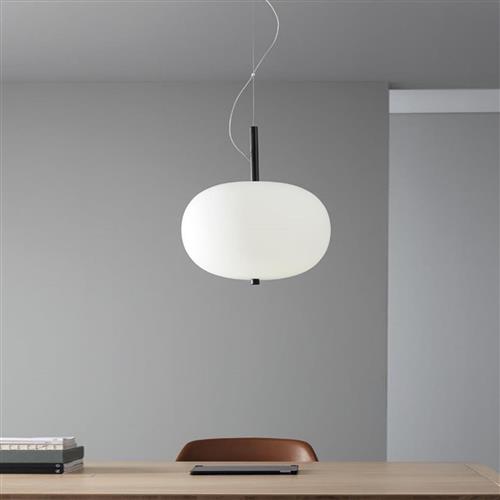 Ilargi LED Black And White Small Pendant Light 00-6454-92-F9