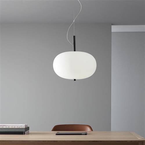 Ilargi LED Large Black And White Pendant 00-6460-92-F9