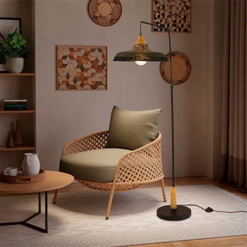 Korg Multi-Colour Adjustable Floor Lamp DE-0204-NAT