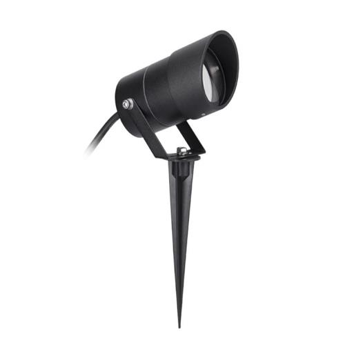 Ousia IP65 LED Short Black Outdoor Garden Spotlight PX-0634-NEG