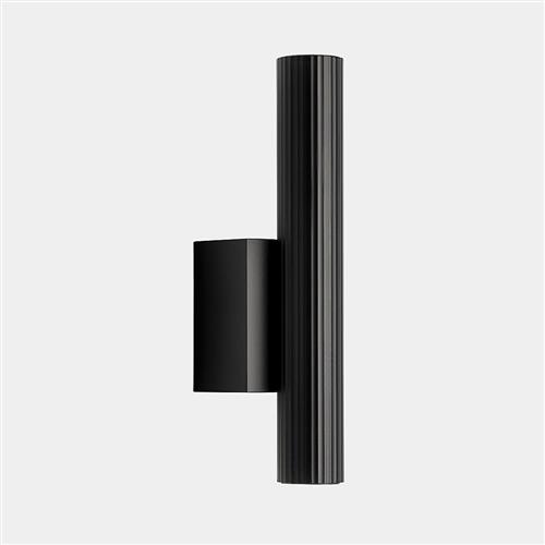 Prolix LED Black Ribbed Single Wall Light 05-8513-05-05