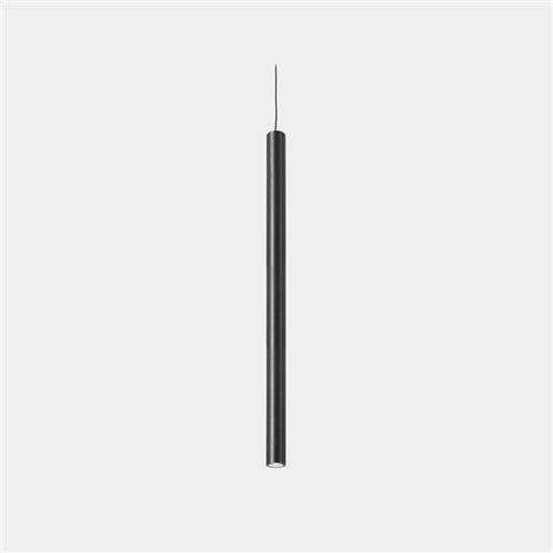 Stylus LED 600mm Black Surface Mounted Single Pendant Fitting 00-A017-05-05