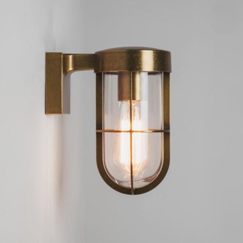 Cabin IP44 Antique Brass Outdoor Wall Light 1368003