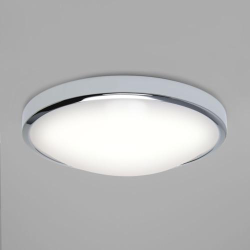 White Led Ceiling Lighting osaka ip44 polished chrome led bathroom ceiling light 1061009 7831