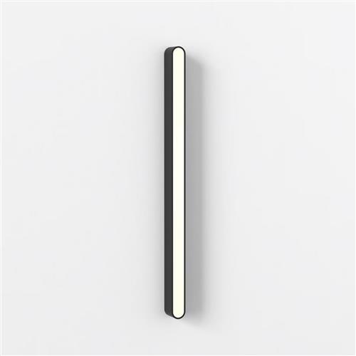 Atticus 900 IP44 LED Matt Black Bathroom Wall Light 1440006