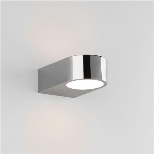 Epsilon Ip44 Led Polished Chrome Bathroom Wall Light 1124004 8161