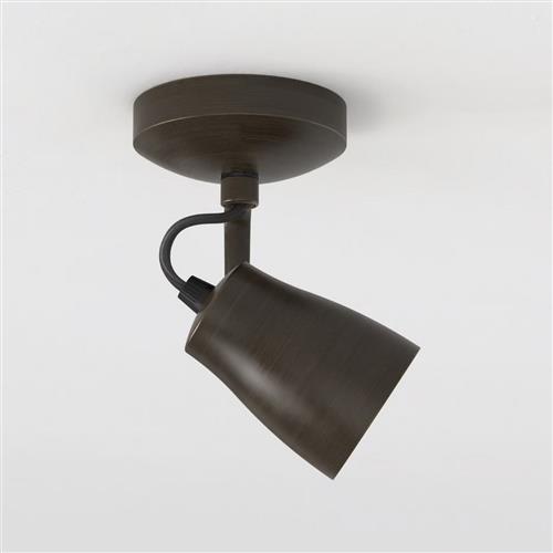 Juno Bronze Adjustable Single Ceiling Spotlight 1487002 