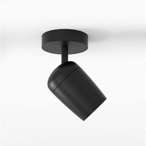 Koto Matt Black Single Ceiling Surface Mounted Spotlight 1478001