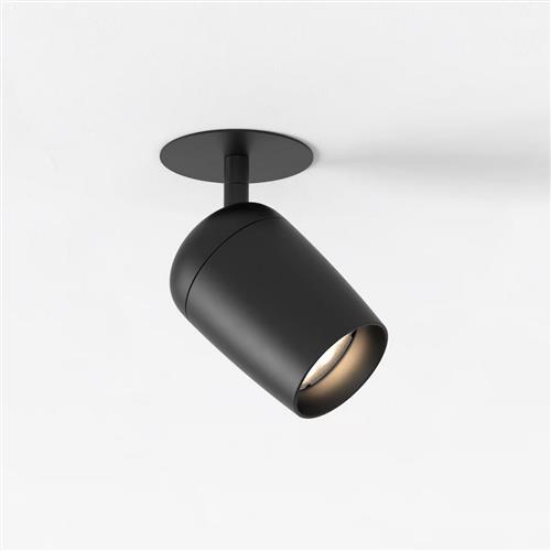 Koto Matt Black Single Recessed Ceiling Spotlight 1478003