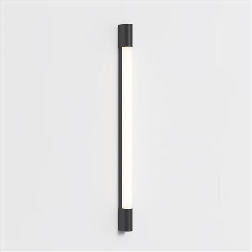 Palermo IP44 900 LED Matt Black Bathroom Mirror Wall Light 1084037