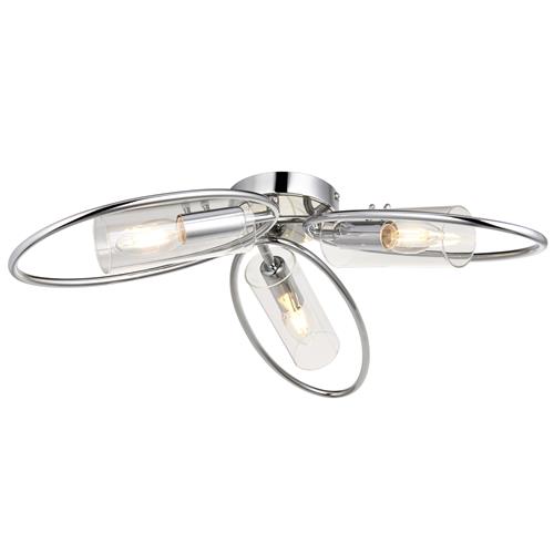 amari 3 light led flush fitting