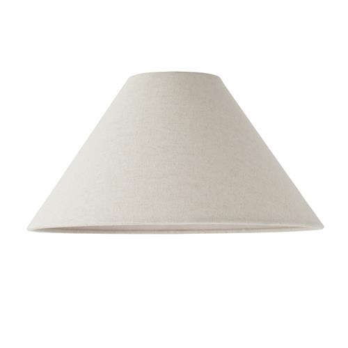 Avalon Medium 310mm Natural Faux Linen Tapered Shade 117533