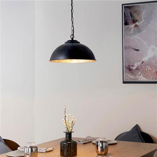 Black Single Pendant Light COLMAN-BL