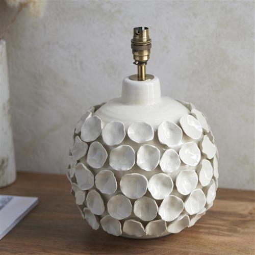 Borello Ivory Crackle Table Lamp Base 111253