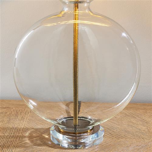 Gideon Clear Glass Table Lamp The Lighting Superstore