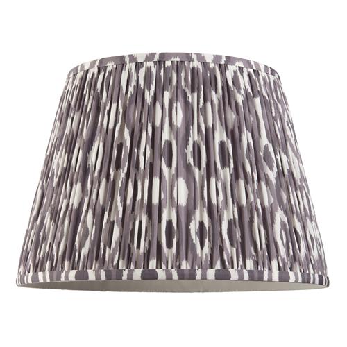 Ikat 400mm Tapered Pearl Grey Lampshade 113087