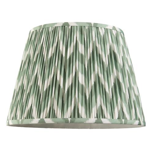 Zigzag 400mm Tapered Cotswold Green Lampshade 113069