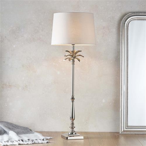 Leaf Tall And Mia Natural Table Lamp 91171