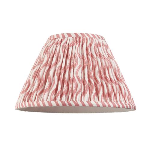 Ripple 300mm Tapered Coral Pink Lampshade 113059