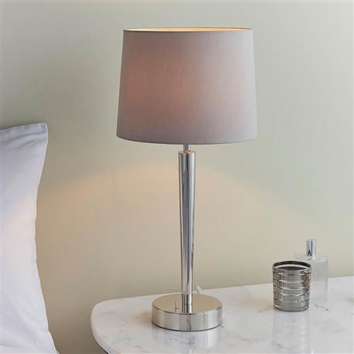 Syon Bright Nickel USB Table Lamp 72175