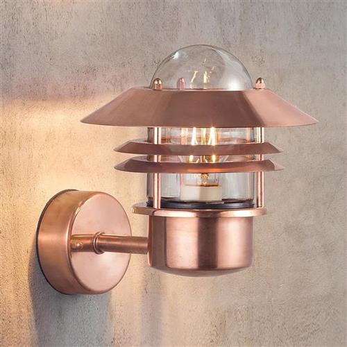 Blokhus Copper IP54 Coastal Outdoor Wall Light 25011030